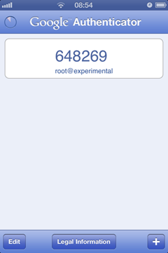 Google Authenticator on iPhone